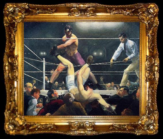framed  George Wesley Bellows Dempsey and Firpo, ta009-2